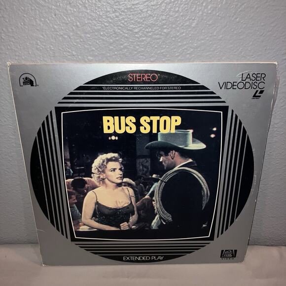 Laser Disc Bus Stop Japanese Market Version Marilyn Monroe Shipped From USA - Picture 1 of 7